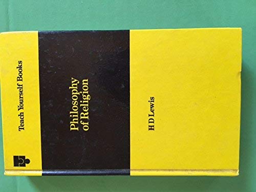 Philosophy of Religion (Teach Yourself)