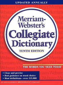 Plain Edge: 10th edition (Merriam-Webster Collegiate Dictionary)