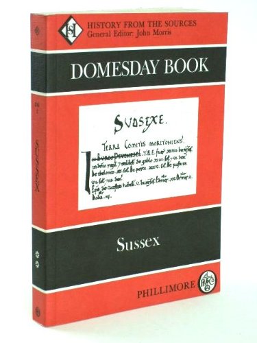 The Domesday Book: Sussex (Domesday Books (Phillimore))