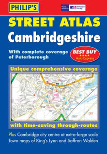 Philip's Street Atlas Cambridgeshire: Pocket
