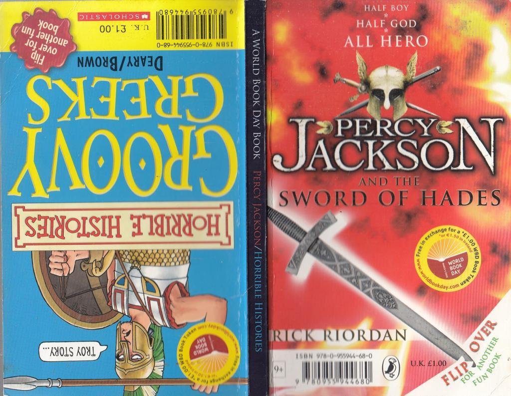 Percy Jackson and the Sword of Hades/Horrible Histories: Groovy Greeks: World Book Day