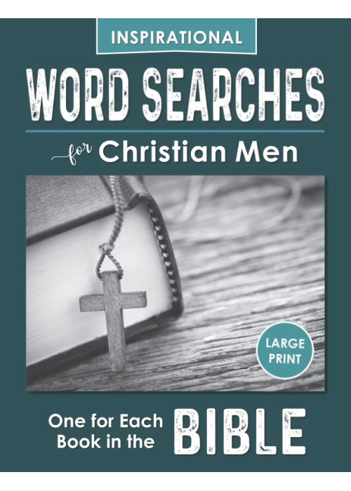 Inspirational Word Searches for Christian Men: 66 Scripture-Based Puzzles: One for Each Book in the Bible
