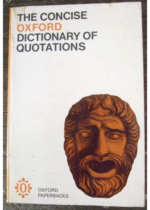 Concise Oxford Dictionary of Quotations