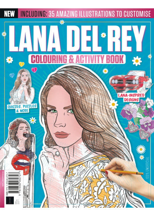 Lana Del Rey Coloring & Activity Book: Coloring Pages and Fun Activities for Lana Del Rey Fans
