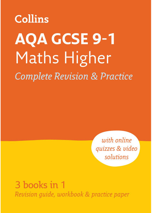 AQA GCSE 9-1 Maths Higher All-in-One Complete Revision and Practice: Ideal for the 2026 and 2027 exams includes online edition, quizzes and video solutions