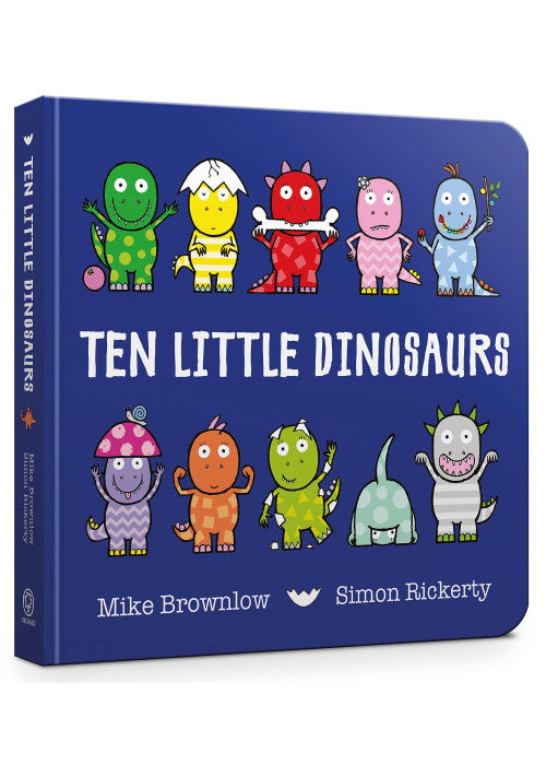 Ten Little Dinosaurs Board Book