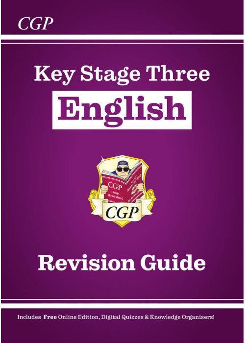 New KS3 English Revision Guide (with Online Edition, Quizzes and Knowledge Organisers): for Years 7, 8 and 9