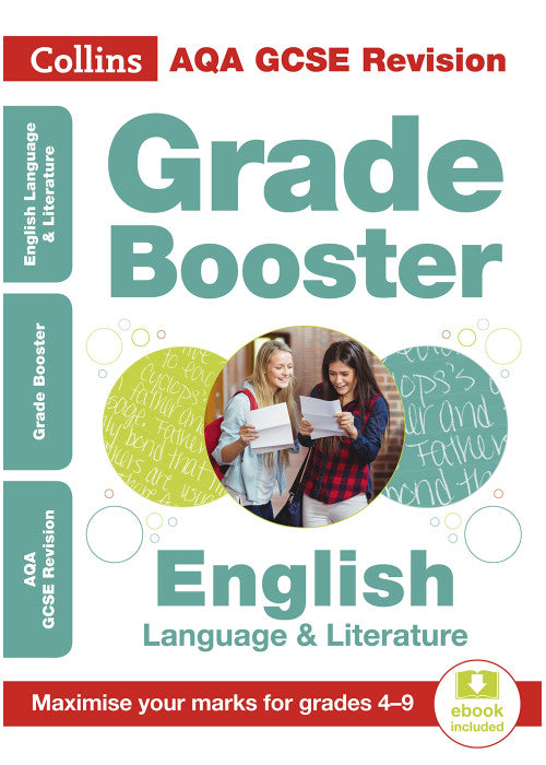 AQA GCSE 9-1 English Language and Literature Grade Booster (Grades 4-9): Ideal for home learning, 2021 assessments and 2022 exams (Collins GCSE Grade 9-1 Revision)