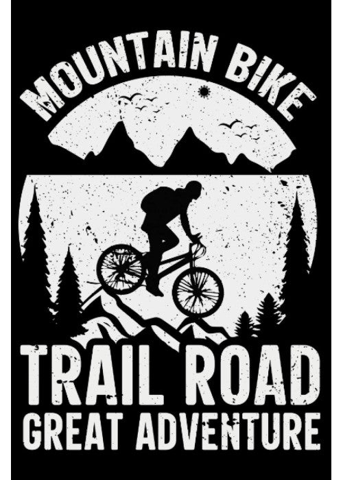 Mountain Biker's Log Book: Mountain Biker Gift for Off Road Biking Cycling Enthusiasts | Mountain Bike Notebook for Rating Rides and Trails