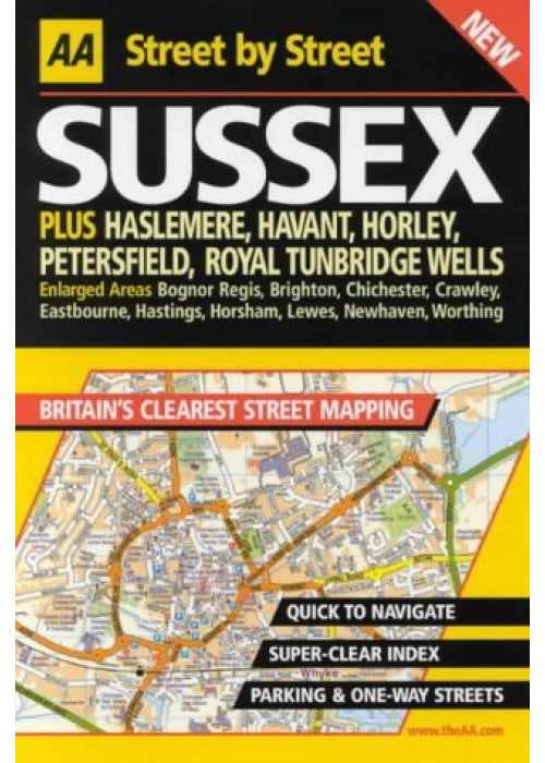 AA Street by Street Sussex