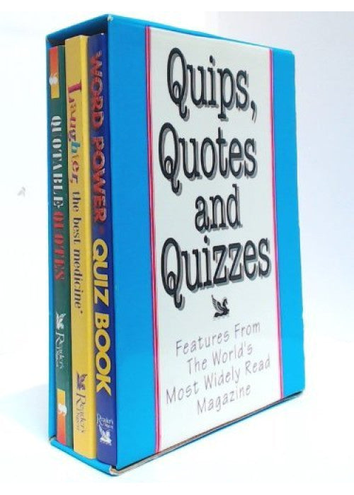 Laughter - the Best Medicine / Quotable Quotes / Word Power Quiz Book (Boxed Set)