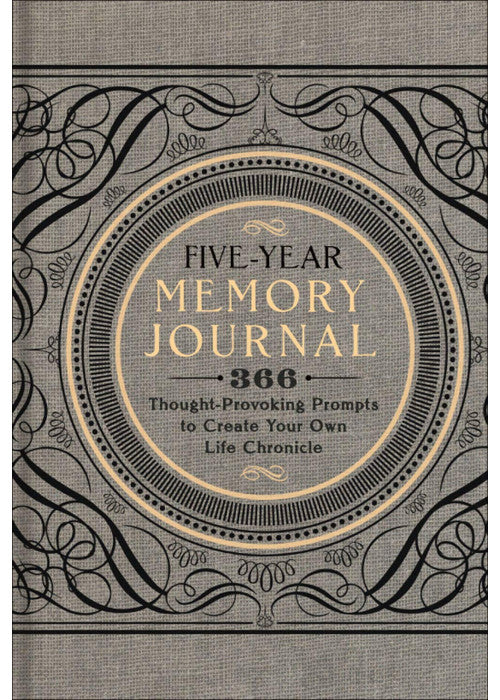 Five-Year Memory Journal: 366 Thought-Provoking Prompts to Create Your Own Life Chronicle: Volume 1 (Gilded, Guided Journals)