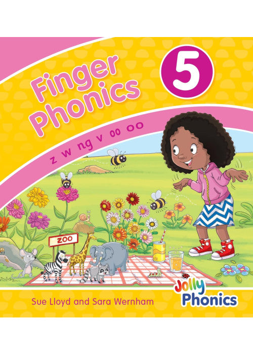 Finger Phonics Book 5: in Precursive Letters (British English edition) (Finger Phonics set of books 1β7)