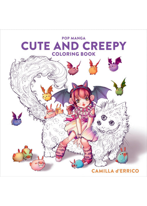 Pop Manga Cute and Creepy Coloring Book