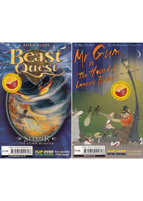 WBD 2009 Mr Gum and the Hound of Lamonic Bibber/Beast Quest Sephir theStorm Monster