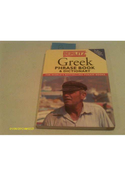 Greek Phrase Book and Dictionary (Berlitz Phrasebooks)