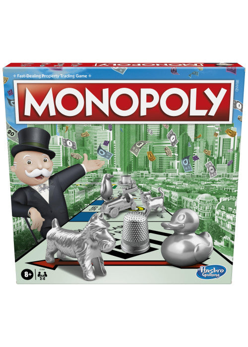 Hasbro Gaming Monopoly, Strategy Board Game for 8+ Year Old Kids, 2-6 Players, Family Games for Children and Adults