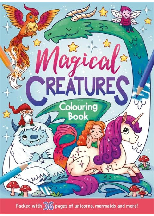 Magical Creatures Colouring Book