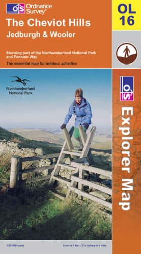 The Cheviot Hills: Sheet 16 (Explorer Maps)