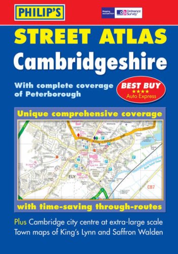 Philip's Street Atlas Cambridgeshire: Pocket