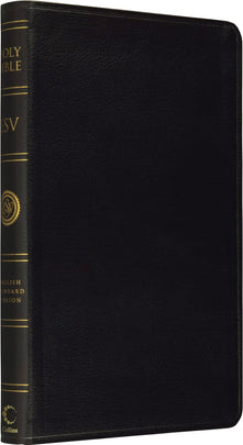 Holy Bible: English Standard Version (ESV) Anglicised Black Leather Thinline edition