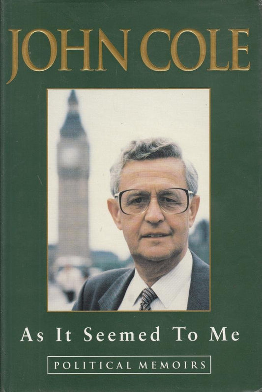 As it Seemed to Me: Political Memoirs