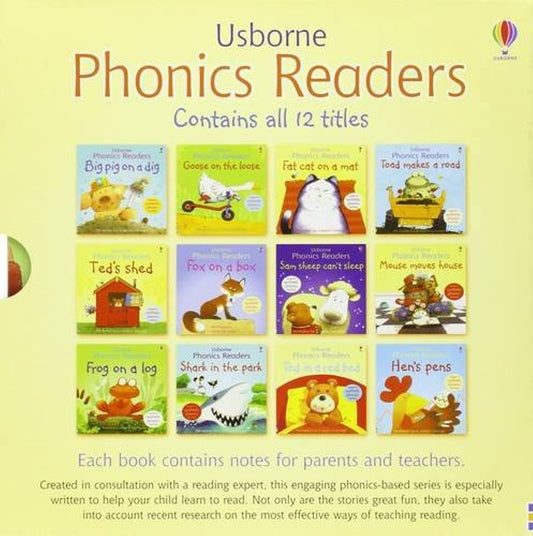 Usborne Phonics Readers - 12 Book Set