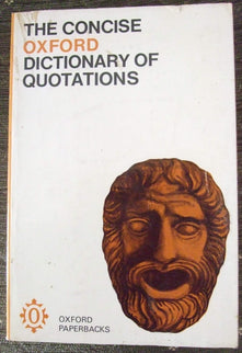 Concise Oxford Dictionary of Quotations