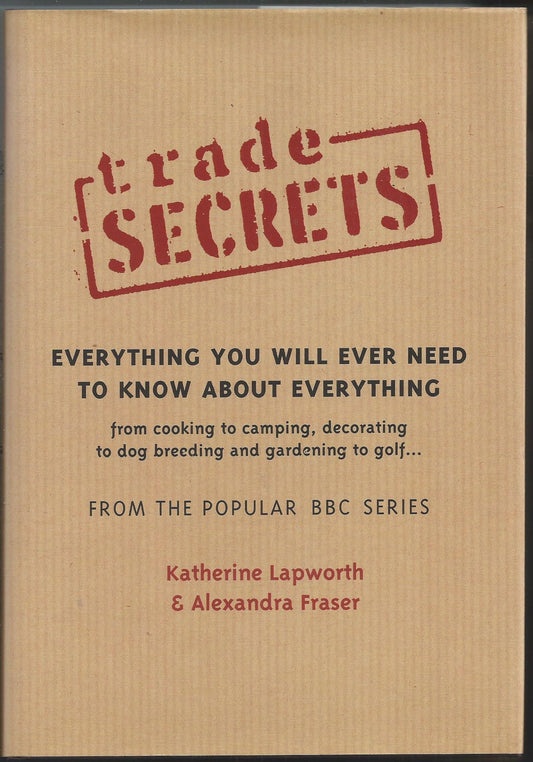 Trade Secrets: Everything You Will Ever Need To Know About Everything