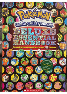 Pokemon Deluxe Essential Handbook B&N exclusive edition with Vinyl Poster