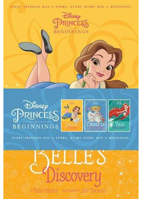 Disney Princess - Mixed: Belle's Discovery, Cinderella Takes Stage and Ariel Makes Waves (Chapter Book Pack Disney)