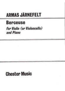 Berceuse for Violin (or Cello) and Piano