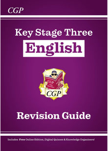 New KS3 English Revision Guide (with Online Edition, Quizzes and Knowledge Organisers): for Years 7, 8 and 9