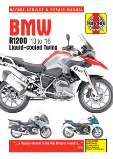 Haynes BMW R1200 '13 to '16 Liquid-Cooled Twins Service and Repair Manual