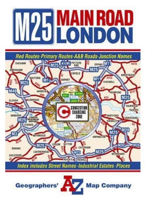 Main Road Map of London