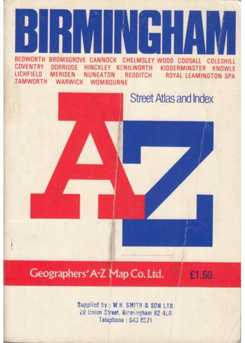 A. to Z. Atlas of Birmingham and West Midlands (A-Z Street Maps & Atlases S.)