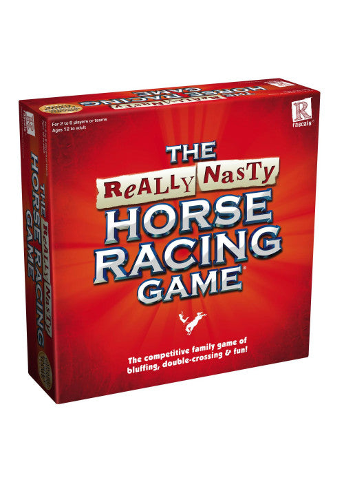 Rascals | Really Nasty Horse Racing Game | Party Family Game | Ages 12+ | 2-6 Players | 90+ Minutes Playing Time