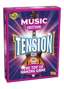 Cheatwell Games Tension Music Edition - The Top 10 Naming Game - Party Game For Ages 12+ - Music Trivia Game That Will Keep You All Guessing
