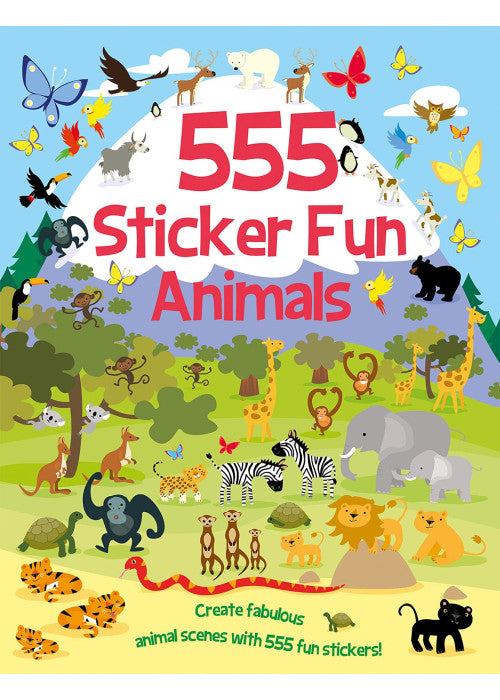 555 Sticker Fun - Animals Activity Book
