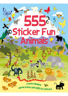 555 Sticker Fun - Animals Activity Book