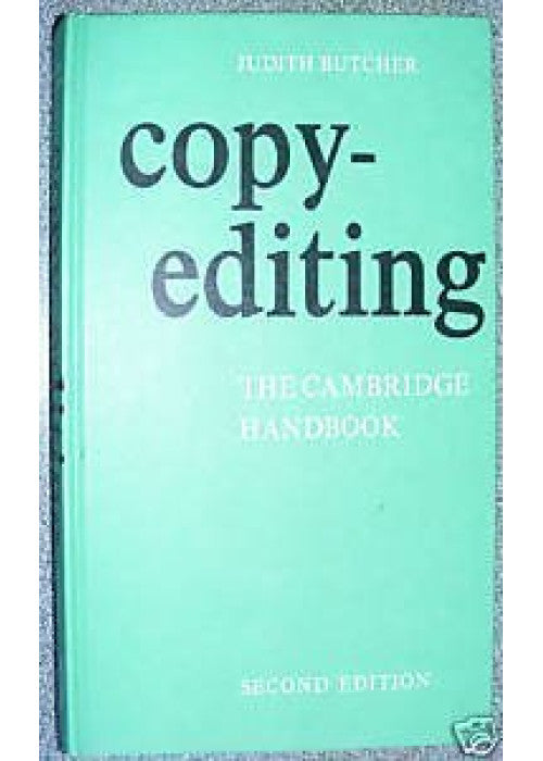 Copy-editing:The Cambridge Handbook