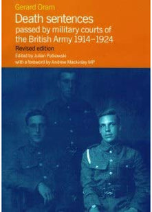 Death Sentences Passed by Military Courts of the British Army 1914-1924