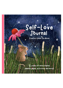 Fox Under The Moon Self-Love Journal, 12-Week Mindfulness Planner, Paperback, Weekly Encouragement Pages with Mood Tracker and Coloring Activities