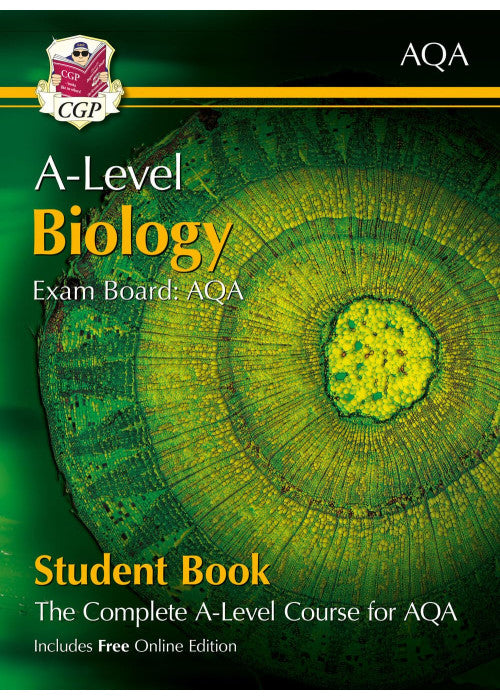 A-Level Biology for AQA: Year 1 & 2 Student Book with Online Edition: course companion for the 2026 and 2027 exams (CGP AQA A-Level Biology)