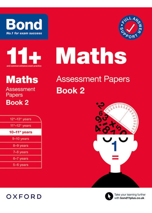 Bond 11+ Maths Assessment Papers 10-11 Years Book 2: For 11+ GL assessment and Entrance Exams
