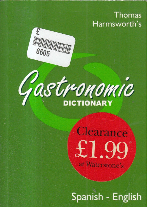 Specialized dictionaries: Gastronomic Dictionary Spa-Eng