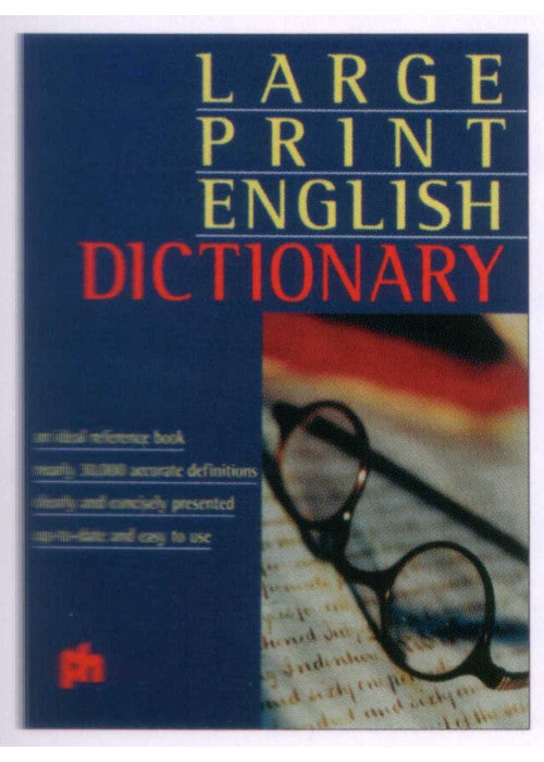Large Print English Dictionary