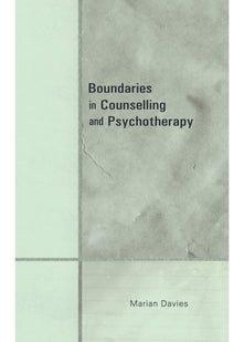 Boundaries in Counselling and Psychotherapy