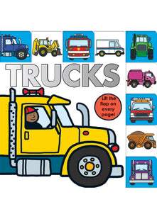 Lift-The-Flap Tab: Trucks: An Interactive Board Book for Little Fans of Trucks