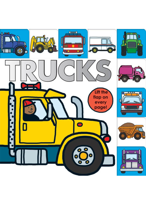 Lift-The-Flap Tab: Trucks: An Interactive Board Book for Little Fans of Trucks